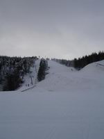Середина главной трассы, вид вверх
