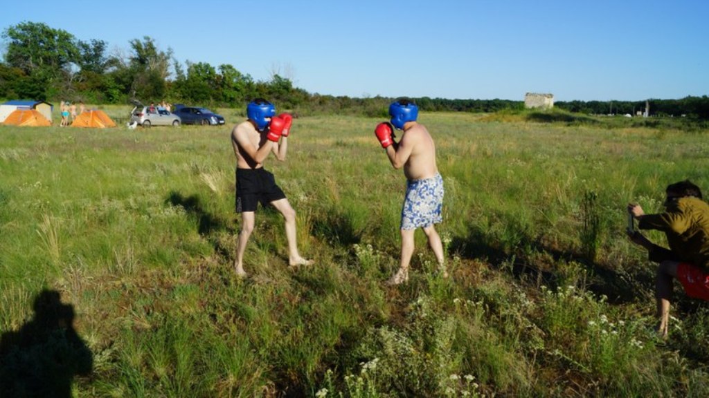 нам стало весело смотреть на них
